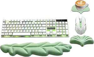 Ergonomic Keyboard Wrist Rest, Leaf Shape Wrist Rest for Computer Keyboard