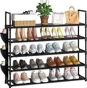 OYREL Shoe Rack 5 Tier 20-25 Storage Capacity Shoes Organizer