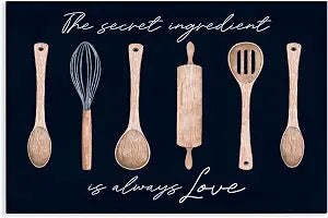 Secret Ingredient Love Kitchen, 16 x 24 Inch Canvas Wall Art