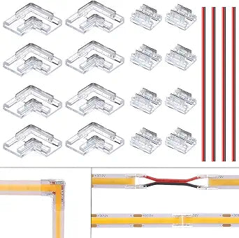 BENLUN LED Strip Connector 2 Pin 8mm