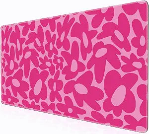 L-SPOUTTO Pink Gaming Mouse Pad Large Desk Mat 35.4x15.7in XXL Mousepads