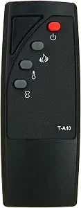 Replacement for Twin Star Electric Fireplace Stove Heater Infrared Remote Control DFI-5010-01 DFI-5010-02 DFI-5010-03 DFI-5010-04 DFI-5010-05 DFI-5010-06 DFI-5010-07 (T-A10)
