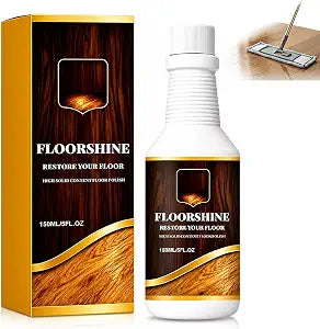 Professional Wood Floor Restorer, Floor Polish for Wood Floors, Quick Shine Finish, Suitable for Hardwood Floors, Laminate Flooring, Furniture Surfaces Maintenance150ML/5FL.OZ