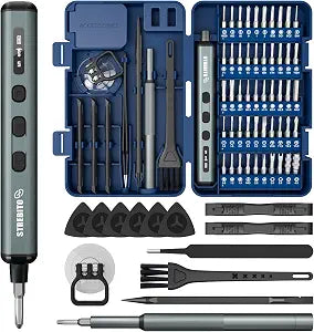 STREBITO Electric Screwdriver Set, 67 in 1 Electric Precision Screwdriver