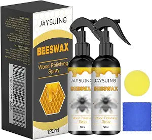 2Pcs Natural Beeswax Care Spray & Restorer, 2025 New Bees Wax Furniture Polish and Cleaner, Beeswax Furniture Polish for Wood, For Living Room, Kitchen, Leather and Furnitures Polishs - 120 ML