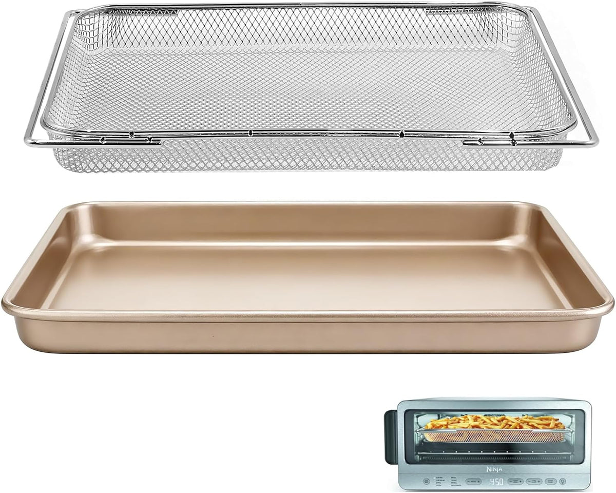 Air Fryer Basket and Baking Pan Replacement Ninja SP151 Flip Toaster Oven