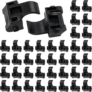 40 PCS Cabinet Hinge Restrictor Clip, 38C315B3 Blumotion 86 Degree Angle Cabinet Restrictor Clips Compatible with Blum Hinges, Nylon Hinge Restrictors for Cabinet Doors