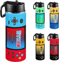 Personalized Game Water Bottle for Boys, 18oz