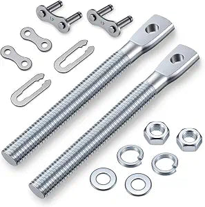 Tandefio 2 Pack #41 Chain Links, 2 Adjustment Bolts Slide Gate Opener