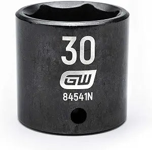 GEARWRENCH 1/2" Drive 6 Point Standard Impact Metric Socket 30mm - 84541N