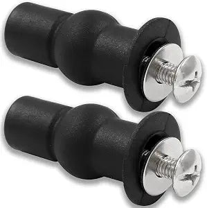 2 Pcs Toilet Seat Hinges Screws, 1.87 Inch