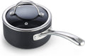 Cooks Standard 1-Quart Hard Anodized Nonstick Saucepan with Glass Lid