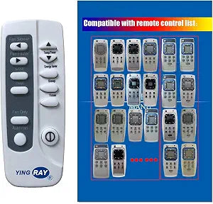Replacement for Frigidaire Window Air Conditioner Remote Control Listed in The Picture (1PC)