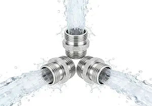 3 Pcs Ball End Shower Arm AdapterConverting Old Fashioned Ball Shower Arm To 1/2 Standard FittingsFit Standard Shower Head 14un 16un Is Suitable For Most Old-Fashioned Ball Head Shower Arms