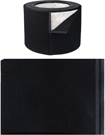 Universal Air Cleaner Carbon Replacement Pre-Filters Compatible with Honeywell 50250-S Round Air Purifier (1 Piece)