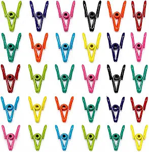 Chip Clips Bag 30 Pack  Heavy Duty Food Storage Sealing Clamps for Snack Bags & Bread  Multicolor Plastic Food Clips with Strong Spring Grip  Kitchen Organization Bag Sealer