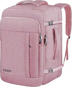Gieury Carry On Backpack, 55L Extra Large Travel Backpack for Men & Women