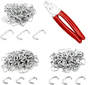 Galvanized Hog Rings Assortment Kit and Pliers