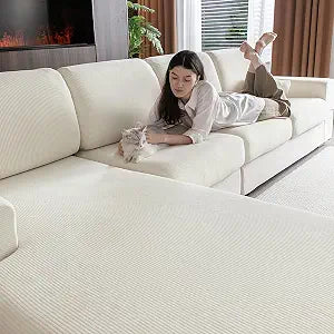 OHSIO Sectional Couch Cushion Covers for Sofa (1PC Small)