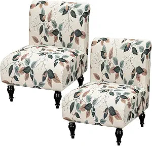 FUANGUI Armless Accent Chair Cover Slipcover Covers