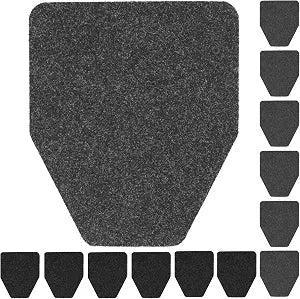 CHONOVO Urinal Mat,12 Pack Non-Slip Absorbent Urinal Floor Pad for Restroom