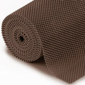 SteadMax Shelf Liner, 12 in x 20 ft, Non-Slip Grip Mat, Brown (1 Pack)