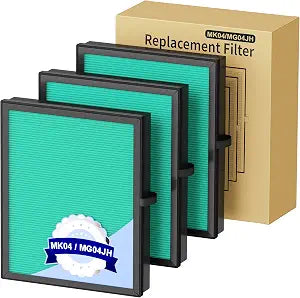 MK04 Air Filter Replacement for AROEVE MK04 AP04 MG04JH Air Purifier