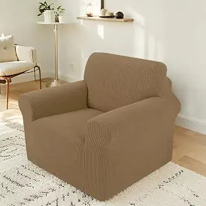 Stretch Recliner Chair Cover for Armchair, Small, Sand