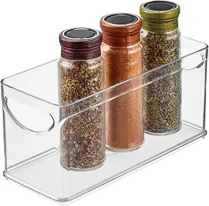 iDesign Plastic Bin, 10" x 4.25" x 5", Clear