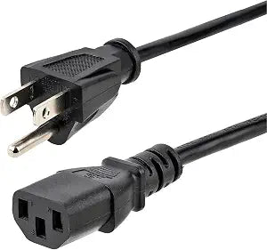 StarTech 6ft Computer Power Cord, 10A 125V, 18AWG, Black (PXT101)