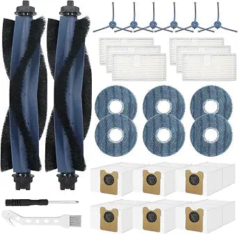 28Pack Replacement Accessories for Eufy Omni C20 Robot Vacuum Parts