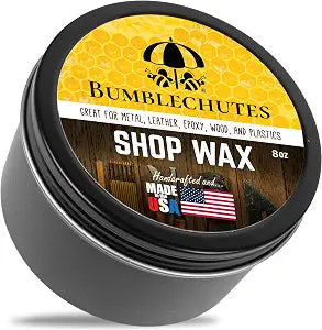 Shop Wax - All Natural Metal and Wood Wax Finish Paste 8 oz Tin