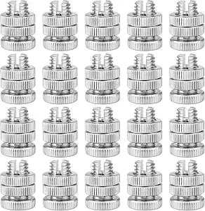 20 Pieces Split Bolt Joint Clamp Wire Connector Electrical Fence Connector Aluminium Alloy for Multiple Electric Fence