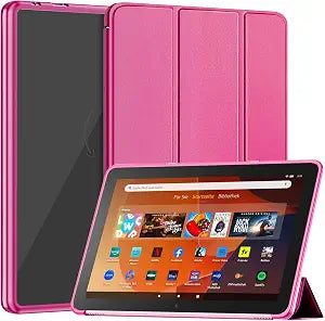 Sanyetral Shockproof Tablet Case with Auto Wake/Sleep Function -Raspberry