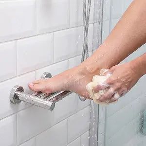 304 Stainless Steel Shower Foot Rest Wall Mounted