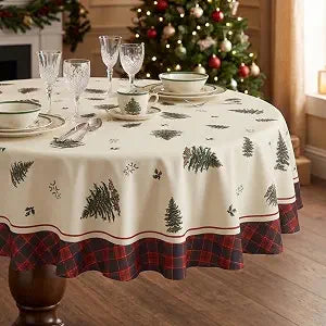 Spode - Round Tablecloth, 70"