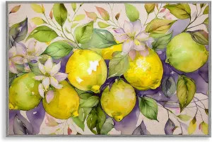Cottage Lemon Blooms, 12 x 18 Inch Framed Gicle Print