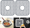 Sink Protectors for Kitchen Sink12.25"X11.5"Center Sink Mat 2pcs