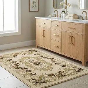 Unique Loom Versailles Collection Area Rug - Henry (2' x 3' 1" Rectangle Cream/Green)