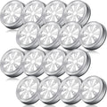 Geiserailie 16 Pcs Daisy Mason Can Jar Lids 2.75" Diameter