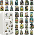 Motipuns 30 Pcs Halloween Diamond Painting Magnets Kits Gothic Diamond Art