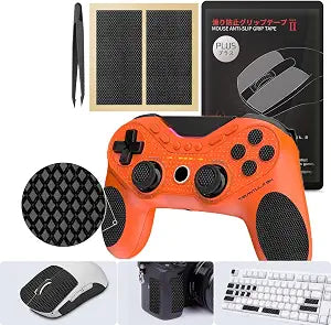 [Grip Upgrade] HOTLINEGAMES 2.0 Plus DIY Anti Slip Tape Compatible with GameSir Tarantula 8K, Gaming Mouse Grip Tape, Sweat Resistant, Easy to Apply, Professional Mice Upgrade Kit