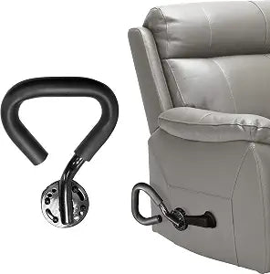 Stander Recliner Lever Extender Plus, Oversized Padded Grip Handle for Easy Chairs, Extension with Ergonomic Curve Grab Bar for Seniors and Elderly, Compatible with Wooden-Recliner Handles