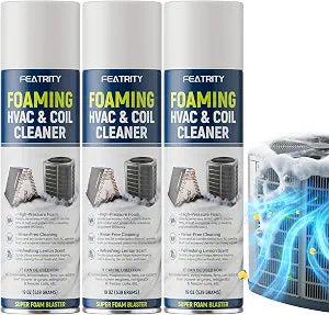 Foaming AC Coil Cleaner: 57 oz for Condenser & Evaporator