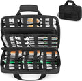 samdew Butterfly Knife Display Bag for 66+ Pocket Knives, Bag Only