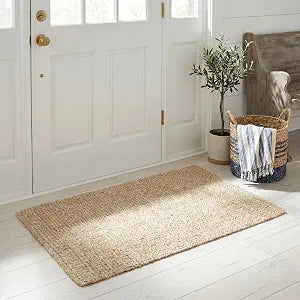 SAFAVIEH Natural Fiber Collection Accent Rug - 2'3" x 4', Ivory, Handmade Farmhouse Jute, Ideal for High Traffic Areas in Entryway, Living Room, Bedroom (NF730A)