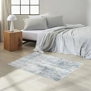 Calvin Klein CK005 Enchanting Seaglass Ivory 2' x 3' Area Rug - Easy Clean, Non Shedding, Bed Room, Living Room, Dining Room, Kitchen (2' x 3')