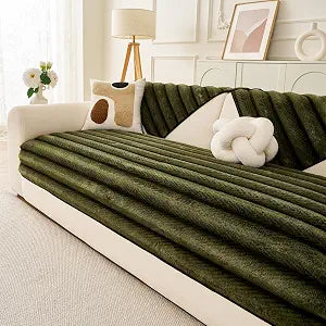 Pet Couch Cover for Dogs, Washable Non Slip Sofa Cover, 35x94 Forest Green