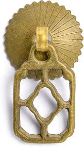 Hardware Philosophy HP Flower Box Brass Pulls, 2-Pack, 2.1 in