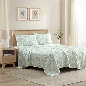 Laura Ashley - Full Size Sheet Set with Fitted Sheet & Pillowcases